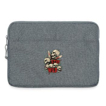 Stay Wild Frei - Laptoptasche 15" - Grau meliert - Vorne