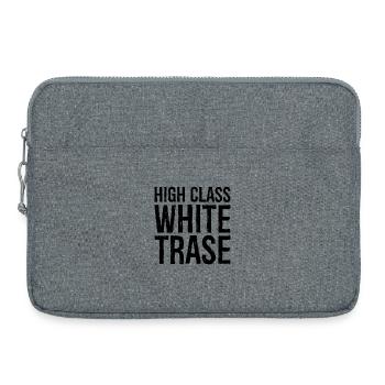 High class white trase - Laptoptasche 15" - Grau meliert - Vorne