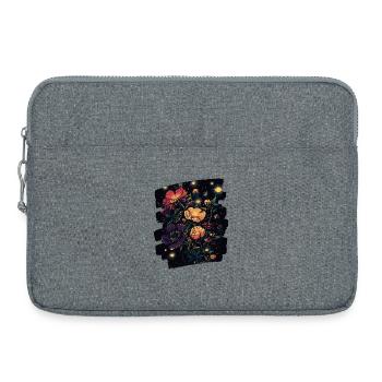 Frühling Frühlingsanfang Blume Blumen - Laptoptasche 15" - Grau meliert - Vorne