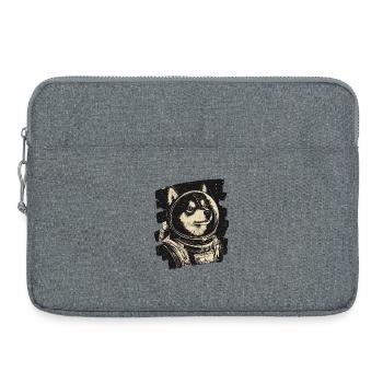 Astronaute husky - Sacoche pour ordinateur portable 15 pouces - gris chiné - Devant