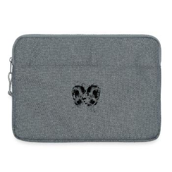 Kickboxing Gloves Graffiti - Laptop bag 15" - heather grey - Front
