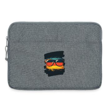 Sunglasses Germany Flag - Laptop bag 15" - heather grey - Front