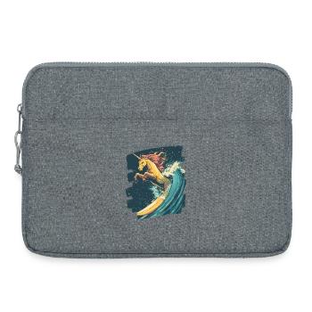 Unicorn - Laptop bag 15" - heather grey - Front