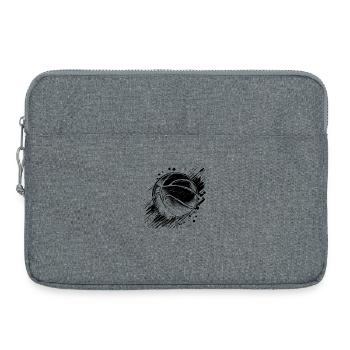 Ballon de basket-ball - Sacoche pour ordinateur portable 15 pouces - gris chiné - Devant
