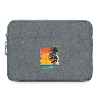 Sommer Sonne - Laptoptasche 15" - Grau meliert - Vorne