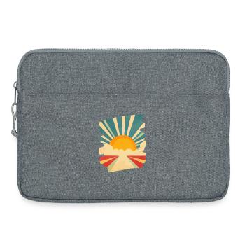 Sommer Sonne - Laptoptasche 15" - Grau meliert - Vorne
