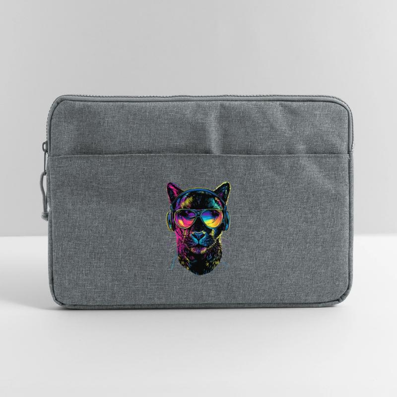 Panthère Léopard Grand Chat Mignon Gros Chat Panter Sacoche pour ordinateur portable 15 pouces
