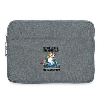 Scooter Unicorn - Laptop bag 15" - heather grey - Front