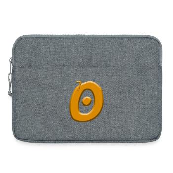70. Geburtstag - Laptoptasche 15" - Grau meliert - Vorne