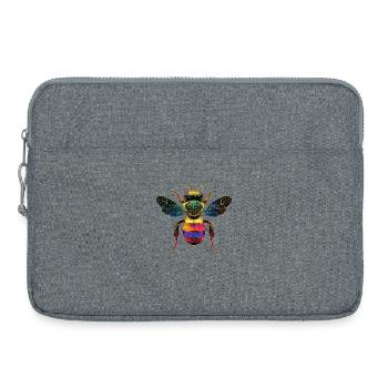 abeilles apiculteur miel apiculteur abeilles abeille mignonne - Sacoche pour ordinateur portable 15 pouces - gris chiné - Devant