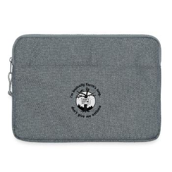I’m Basically Earth’s Lung – Eco black - Laptop bag 15" - heather grey - Front