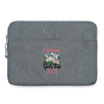 Neuschwanstein Castle Germany Girls Trip 2025 - Laptoptasche 15" - Grau meliert - Vorne