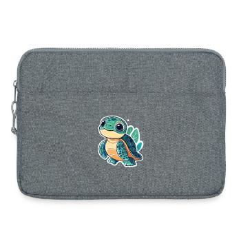 Turtle - Laptop bag 15" - heather grey - Front