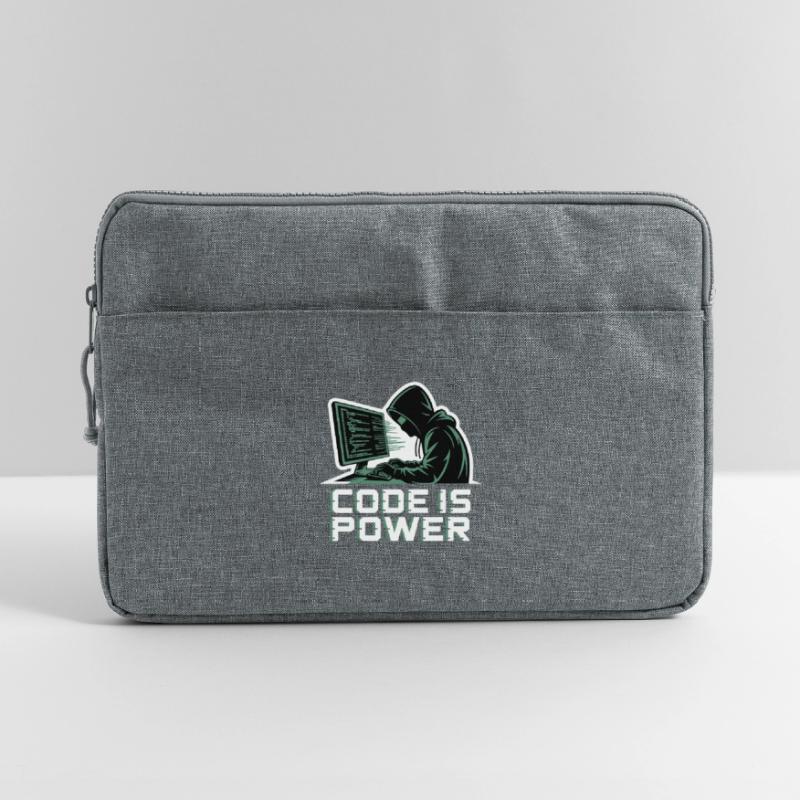 Cyber Hacker Code Infinity Design Laptop bag 15"