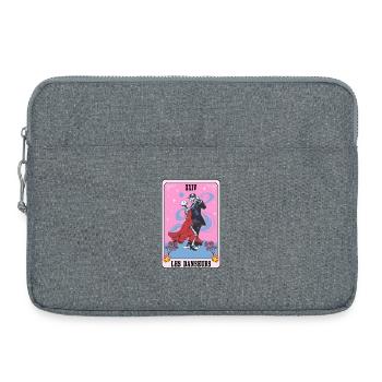 Les Danseurs Passion Danse Et Tarot Idée Cadeau - Sacoche pour ordinateur portable 15 pouces - gris chiné - Devant
