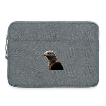 Adler Weißkopfseeadler Steinadler Seeadler Eagle - Laptoptasche 15" - Grau meliert - Vorne