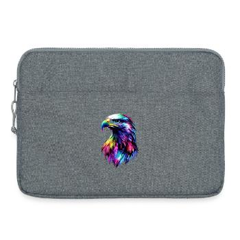 Adler Weißkopfseeadler Steinadler Seeadler Eagle - Laptoptasche 15" - Grau meliert - Vorne