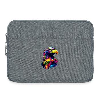 Aigle Pygargue à tête blanche Aigle royal Pygargue à queue blanche - Sacoche pour ordinateur portable 15 pouces - gris chiné - Devant