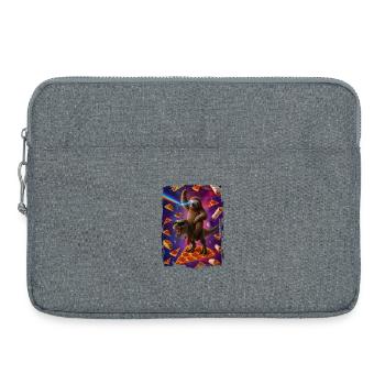 Space Explorers Dragon and Sloth - Laptop bag 15" - heather grey - Front
