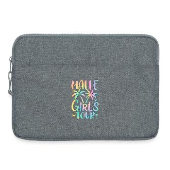 Visite de Malle Girls - Sacoche pour ordinateur portable 15 pouces - gris chiné - Devant
