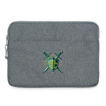 Courtier d’assurance Courtier d’assurance - Sacoche pour ordinateur portable 15 pouces - gris chiné - Devant