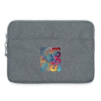 ÉDITION LIMITÉE 31 ANS 31 ANS 1995 - Sacoche pour ordinateur portable 15 pouces - gris chiné - Devant