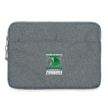 Camper Camping Caravane Dicton - Sacoche pour ordinateur portable 15 pouces - gris chiné - Devant