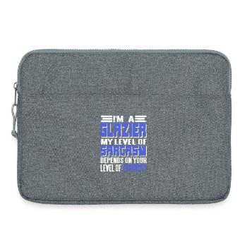 Glazier Bold Clean Trade Pride Minimalist - Laptop bag 15" - heather grey - Front