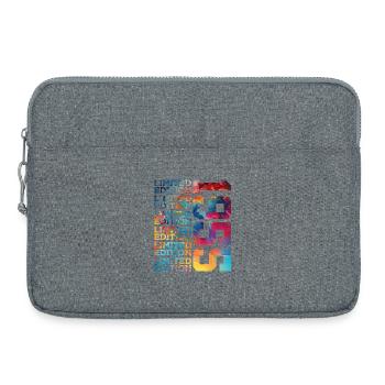 LIMITED EDITION 1955 71 JAHRE 71. GEBURTSTAG - Laptoptasche 15" - Grau meliert - Vorne