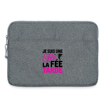 I'm A Fairy The Fairy Tarde Humor Woman - Laptop bag 15" - heather grey - Front