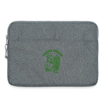 Veggie Doner Kebab - Fast Food - Vegan - Laptop bag 15" - heather grey - Front