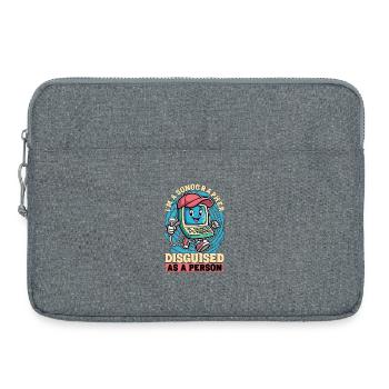 I'm A Sonographer Disguised As Ultrasound Tech - Laptop bag 15" - heather grey - Front