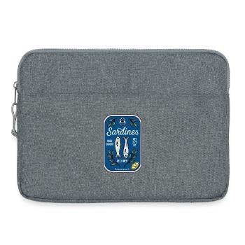 Sardines - Laptop bag 15" - heather grey - Front