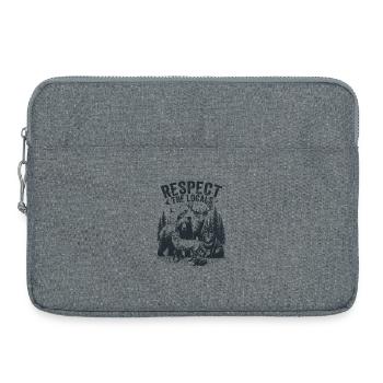 Respect the Locals Animals Forest - Laptoptasche 15" - Grau meliert - Vorne