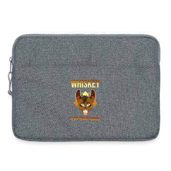 Whiskey Saying Whiskey Drinker Whiskey Lovers - Laptop bag 15" - heather grey - Front