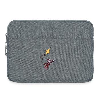 Abenteuer Affe - Laptoptasche 15" - Grau meliert - Vorne