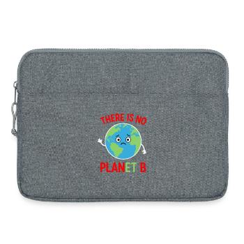 There is no plan B - Laptop bag 15" - heather grey - Front