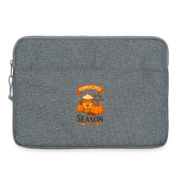 Pumpkin Spice ist meine Lieblingsjahreszeit - Laptoptasche 15" - Grau meliert - Vorne