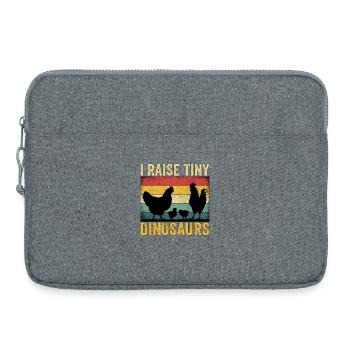 I Raise Tiny Dinosaurs - Laptoptasche 15" - Grau meliert - Vorne