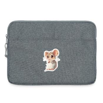 Maus - Laptoptasche 15" - Grau meliert - Vorne