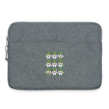 Funny Dentist St Patricks Day - Laptop bag 15" - heather grey - Front