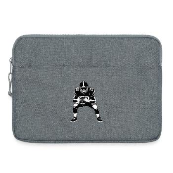 Posture de gril monochrome - Sacoche pour ordinateur portable 15 pouces - gris chiné - Devant