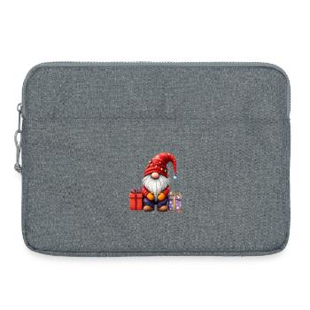 Gnomes de Noël avec cadeaux et lumières - Sacoche pour ordinateur portable 15 pouces - gris chiné - Devant