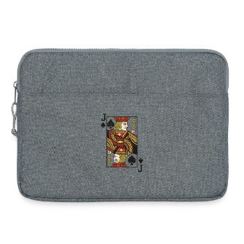 Impression d’art de carte Knight Joker - Sacoche pour ordinateur portable 15 pouces - gris chiné - Devant