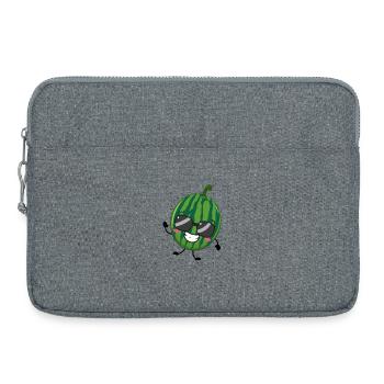 Lunettes de soleil Pastèque - Sacoche pour ordinateur portable 15 pouces - gris chiné - Devant