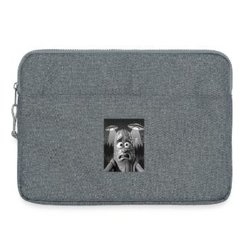 Monstre de concombre dans la nébuleuse OVNI - Sacoche pour ordinateur portable 15 pouces - gris chiné - Devant