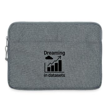 Data Analyst Saying Funny Data Analyst Gift - Laptop bag 15" - heather grey - Front