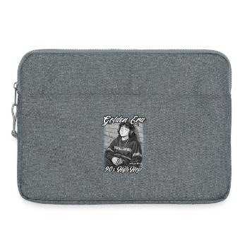 Golden Era - Idée cadeau de style Hip-Hop Anime des années 90 - Sacoche pour ordinateur portable 15 pouces - gris chiné - Devant