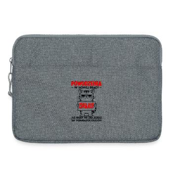 Nouveau travail Adieu Cadeau d’adieu Collègue - Sacoche pour ordinateur portable 15 pouces - gris chiné - Devant