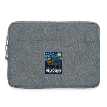 Melbourne Australien - Laptoptasche 15" - Grau meliert - Vorne